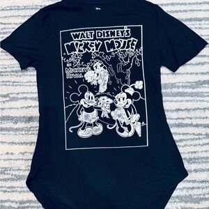 Disney Mickey Mouse Black & White Tee